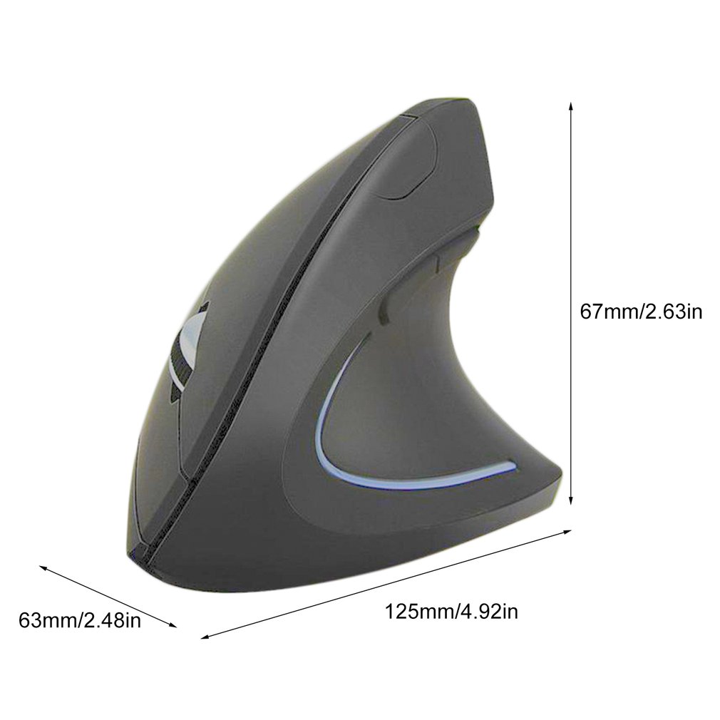 Ergonomic Vertical Mouse 2.4G Wireless Right Left Hand Computer Gaming Mice 1600DPI USB Optical Mouse Gamer Mouse For Laptop PC