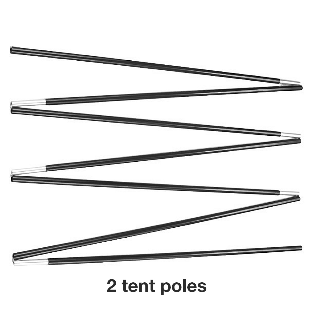7mm telt stang fiberglas camping telt stang reserveudskiftning telt støtte stænger fortelt rammer tilbehør til udendørs camping: 3 to 4 personer 7 knob