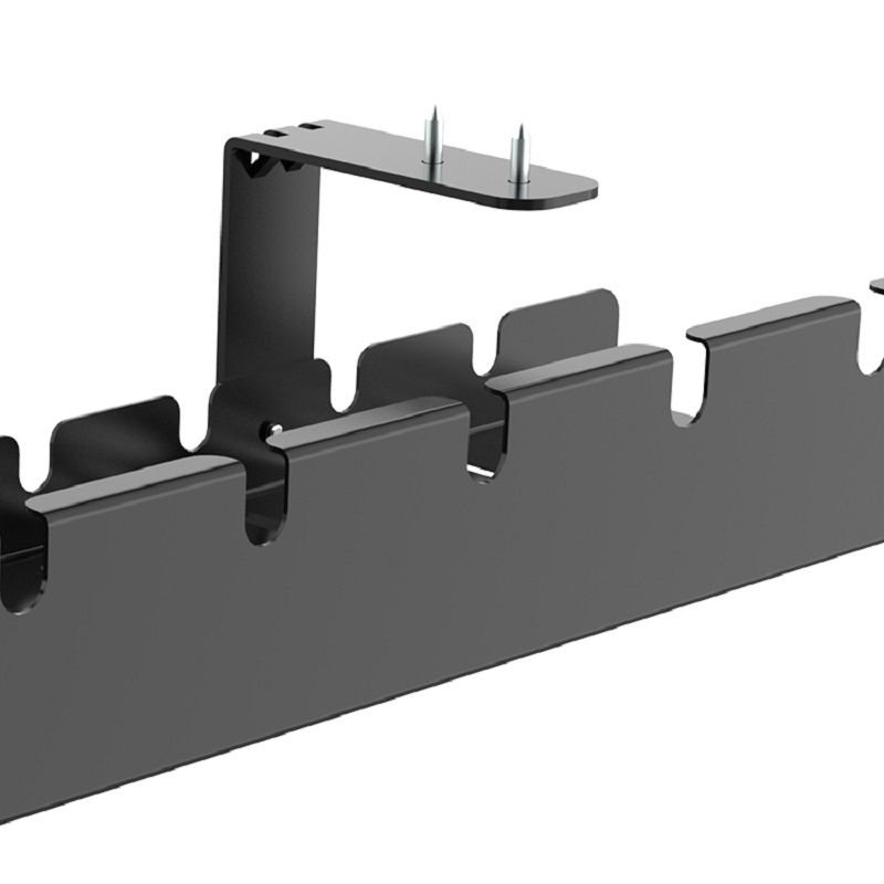 Universal Sturdy Cold Steel Cable Organizers Power Supplies Management Tray Under the Tabletop