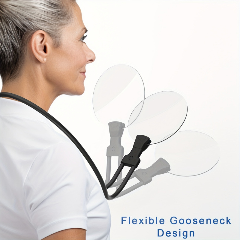 5X vergrootglas Pro - Handsfree, verstelbaar, standaard dassenvergrootglas voor senioren, slecht zicht, lezen, naaien