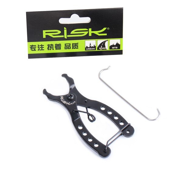 Cykel mini kedjelänk magisk spänne tång mountainbike kedja reparationsverktyg snabb frigöring master borttagning installation verktyg: Riskverktyg