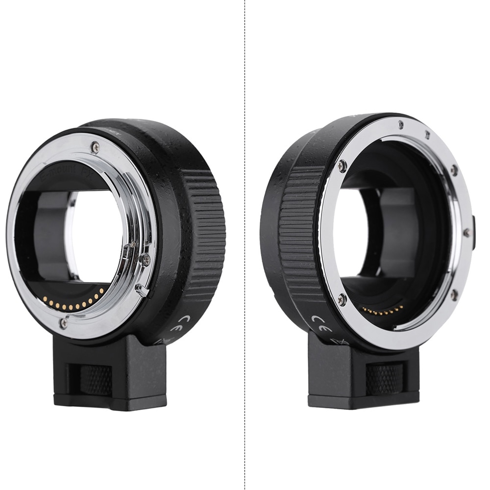 Andoer EF-NEXII Auto Focus AF Lens Adapter Ring Anti-Shake for Canon EF EF-S Lens to use for Sony NEX E Mount Camera Full Frame