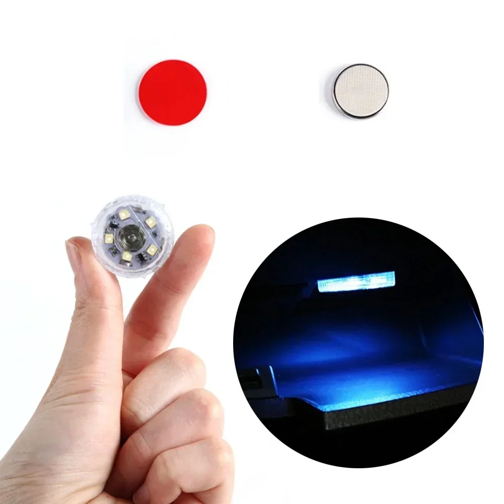 Luci a portato senza fili magnetiche per interni auto Luci a portato per interni per auto Lampada per atmosfera con accento al neon automobilistico ricaricabile tramite USB