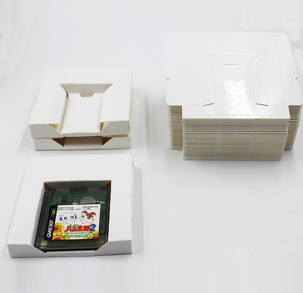 1PCS Carton Replacement Cardboard Inner Inlay Insert Tray For GB for GBC Game Cartridge US JP version