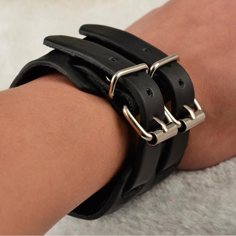 Leder Männer Manschette wickeln Punk Armbinde & Armreifen Armbinde Gürtel. Johnny Depp Band Pulseira Masculina Männlichen Schmuckstück