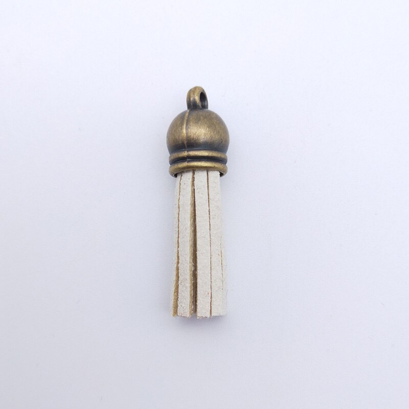 Fishwaves 38mm leren kwastjes mix kleur vintage kwastjes diy oorbellen sleutelhanger accessoires naaien franje kwastjes sieraden: Kleur 16 as foto