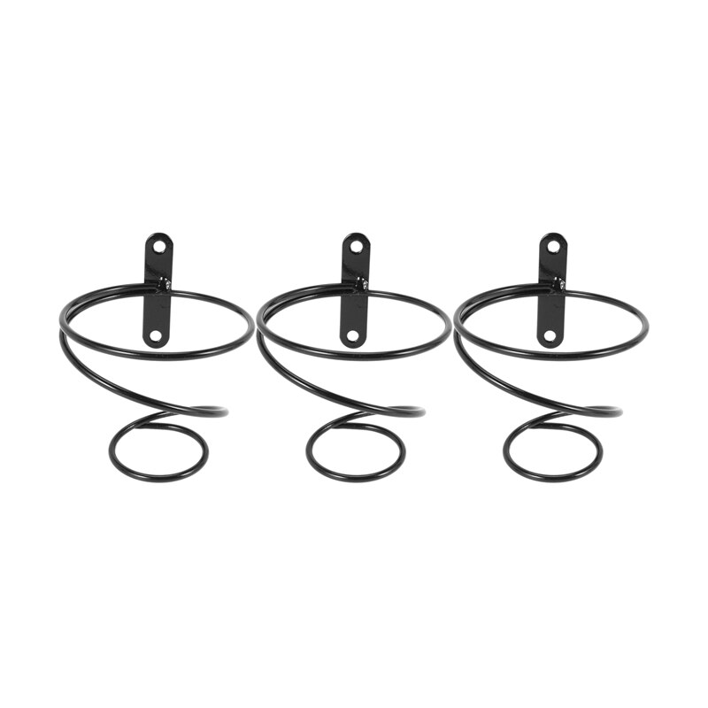 ! 3Pack Simple Single Bottle Wall-Mounted Wine Rack, Wine Bottle Display Rack, Metal Hanging Wine Rack: Default Title