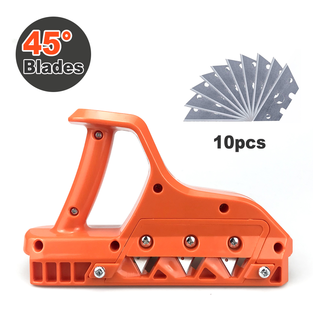 Gipskarton-Schnellschneider, Gipskarton, Handflugzeug, Trockenbau, Kantenfase, Holzbearbeitung, Schneidwerkzeug 45 ° 60 ° Handwerkzeug zum Trimmer: Weiß
