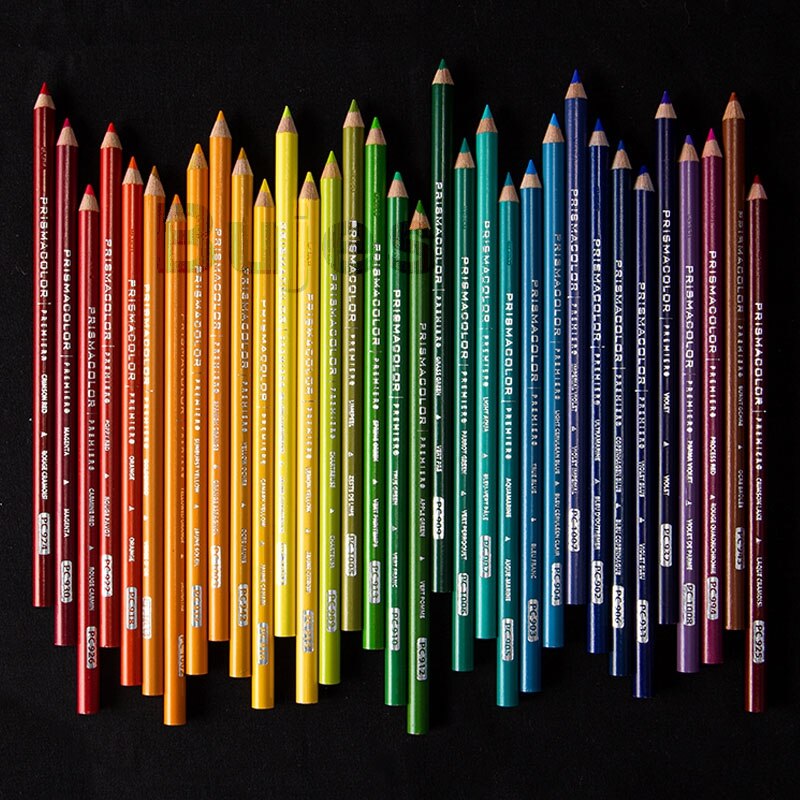 Usa prismacolor farveblyanter 48 72 150 farve blød kerne farve lys kunst studerende fyld farve artist graffiti olieagtige farvesæt