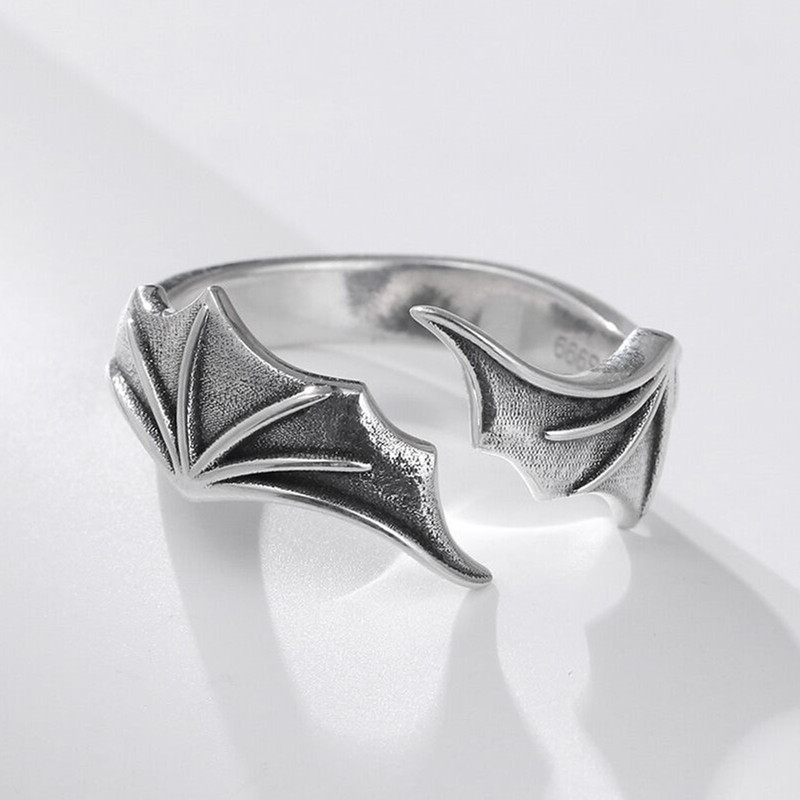 Anelli in argento Sterling 925 con ala del diavolo per le donne gioielli di design di lusso all'ingrosso gioielli GaaBou
