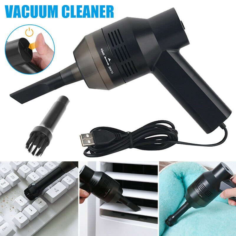 Wireless Mini Handheld Portable Air Duster USB Car Home Office Pet Vacuum Keyboard Cleaner Keyboard Rechargeable All-purpose