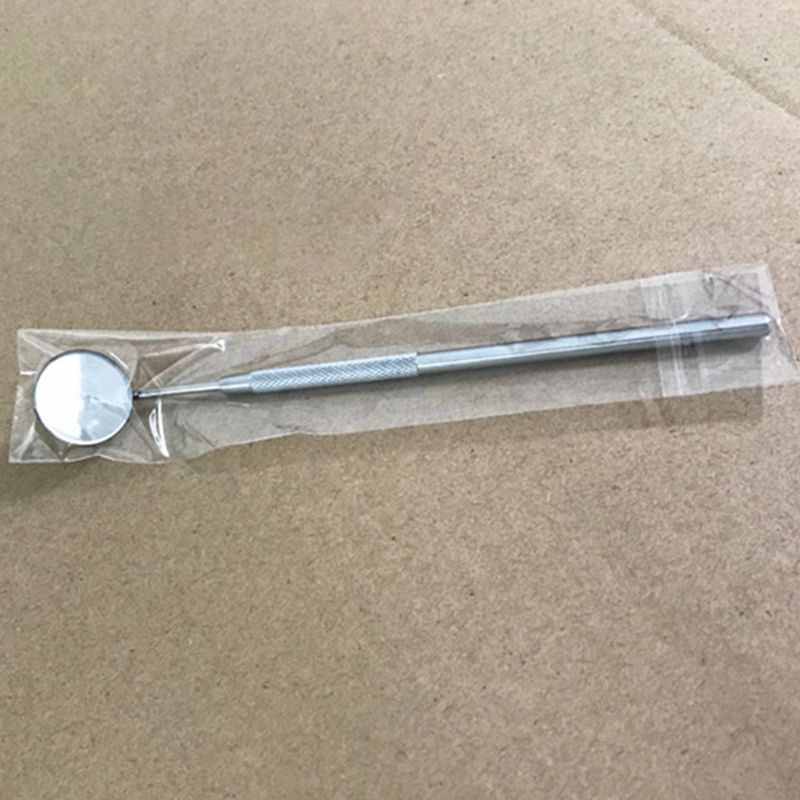 Afneembare Rvs Dental Inspectie Mini Mond Spiegel Tanden Cleaning Tools Non-Slip Handvat Tandarts Oral Instrument 40JC