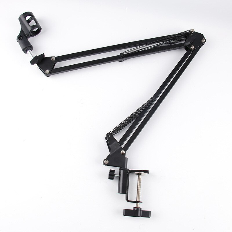 Mic Stand Movable cantilever bracket Microphone telescopic bracket Adjustable desktop microphone stand
