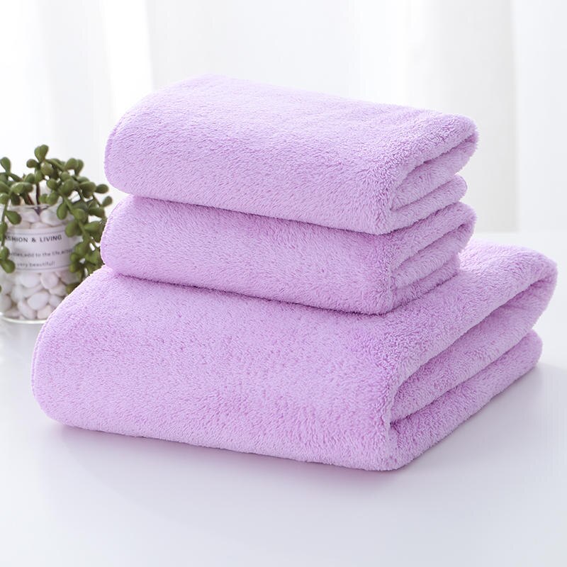 Håndklæder sæt koral fleece blødt badehåndklæde og ansigt håndklæde høj tæthed håndklæder til bad og sauna meget absorberende badehåndklæde: 6 myx zise