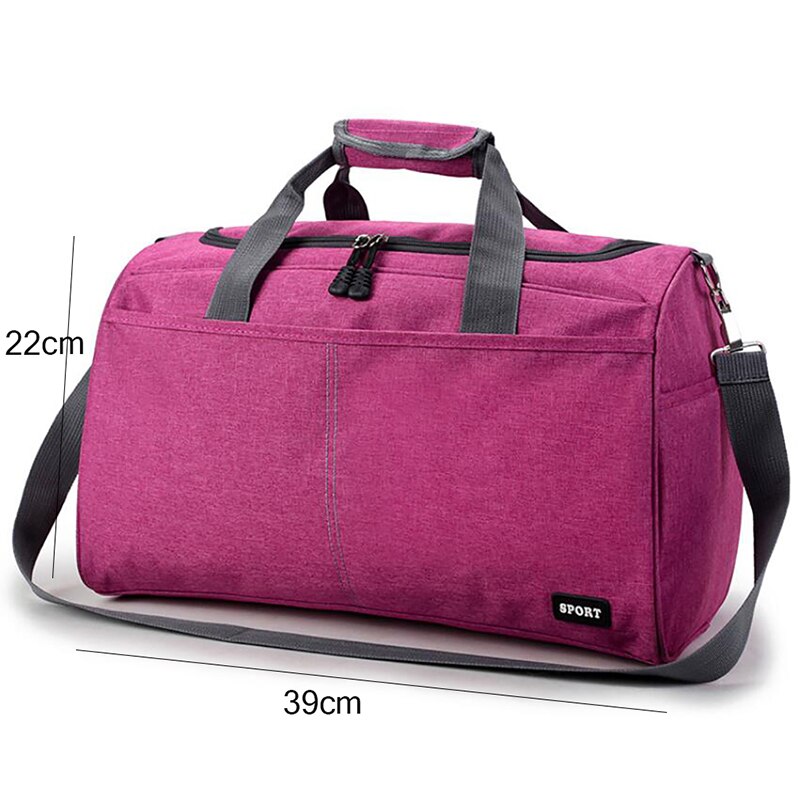 Oxford Tuch frauen Reisetasche Wasserdicht Männer Business Reise Duffle Gepäck Verpackung Handtasche Schulter Lagerung Taschen Tote: rose red small