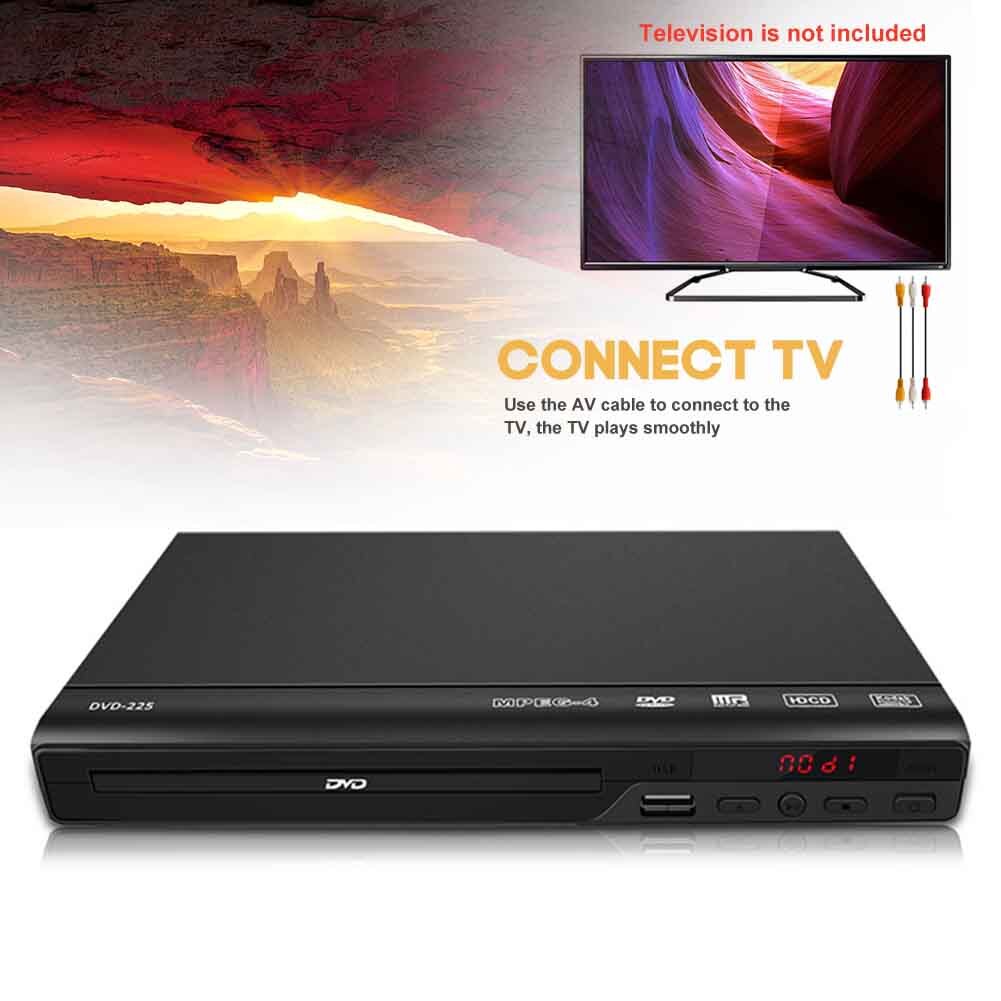 Televisioon av -kaapelilla dvd -soitin kotielokuva kaikki alueet ilmaiseksi usb -yhteensopiva viihde musiikki 5.1 surround -ääni  hd 1080p video