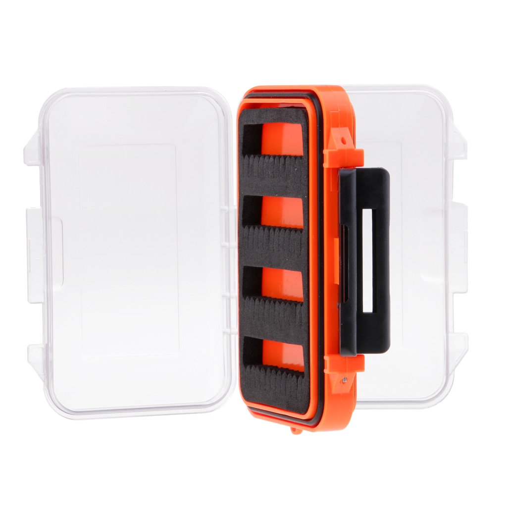 Fly Box Waterproof Fly Fishing Tackle Box Lure Spoon Hook Bait Storage Box