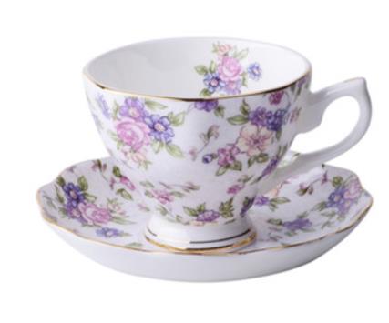 Ceramic Porcelain Coffee Mugs European Style Bone China Office Afternoon Teacup Household Breakfast Milk Cup Drinkware: C