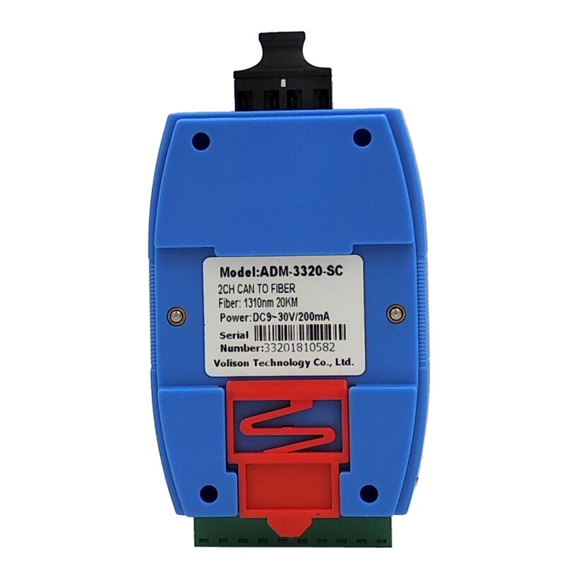 ADM-3320-SC CanBus Bus Optical Fiber Converter CAN Bus Optical Terminal Machine Dual Fiber SC CAN Bus to Optical Fiber