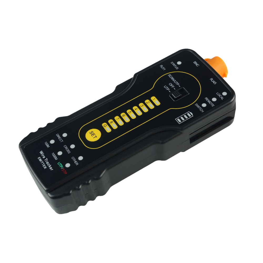 Cable tracer Line Locator Portable Wire Tracker Cable Tester Finder UTP/STP/RJ45/RJ11 Network Cable Testing BNC cable Measure
