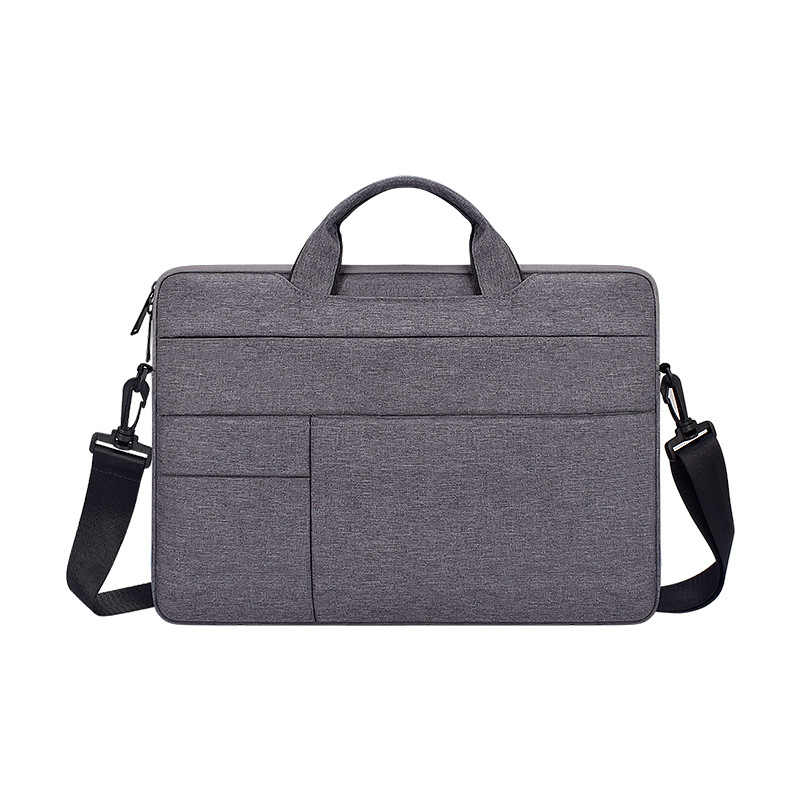 Waterproof Laptop Shoulder Messenger Bag Notebook Case Cover Computer Briefcase for 13 14 15 inch MacBook Pro Air Retina HP: Dark grey / 14.1-inch