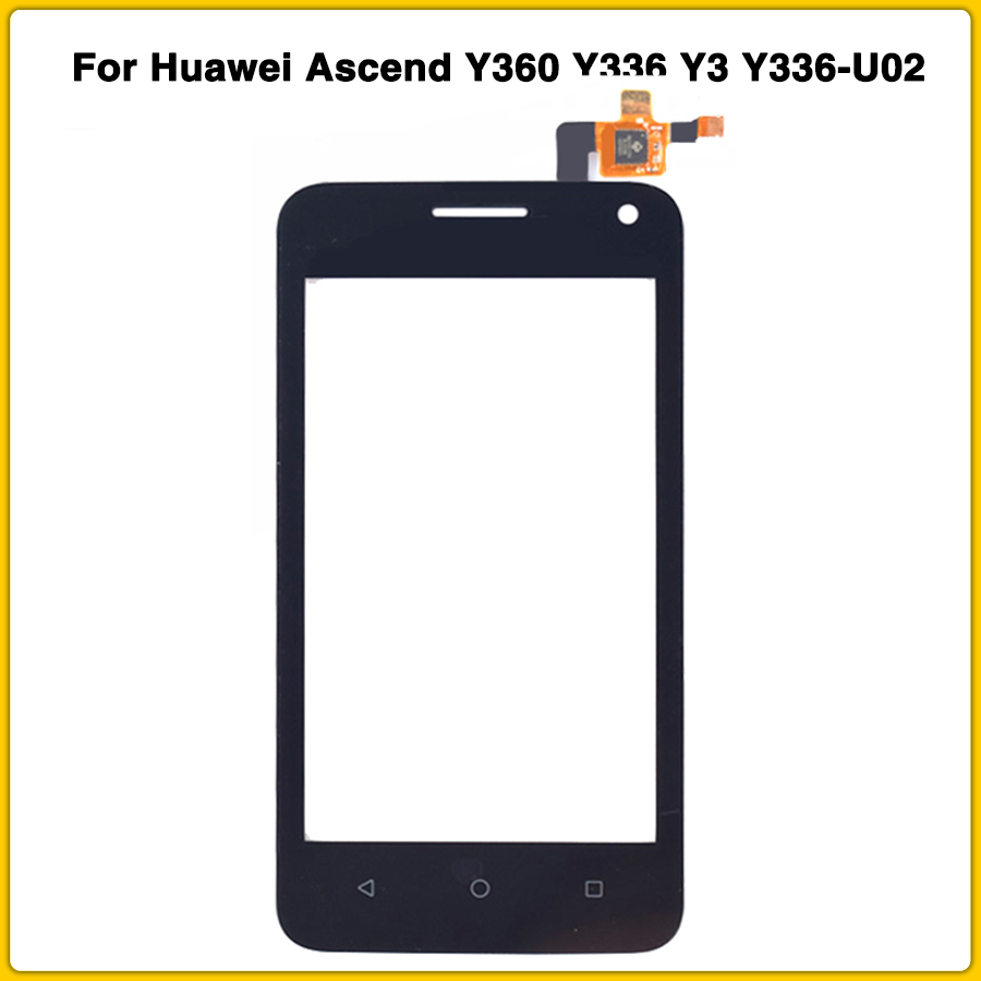 Nueva pantalla táctil para Huawei Ascend Y360 Y336 Y3 Y336-U02 Panel de pantalla táctil digitalizador Sensor Lente de Cristal frontal