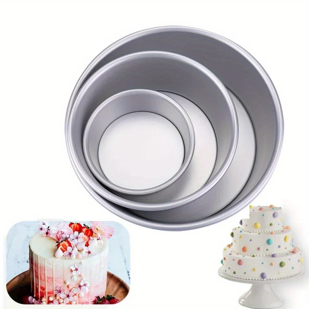 1PC of 4/6/8/inch layered circular cake molds, detachable bottom cake pot set, non stick baking molds, kitchen tools