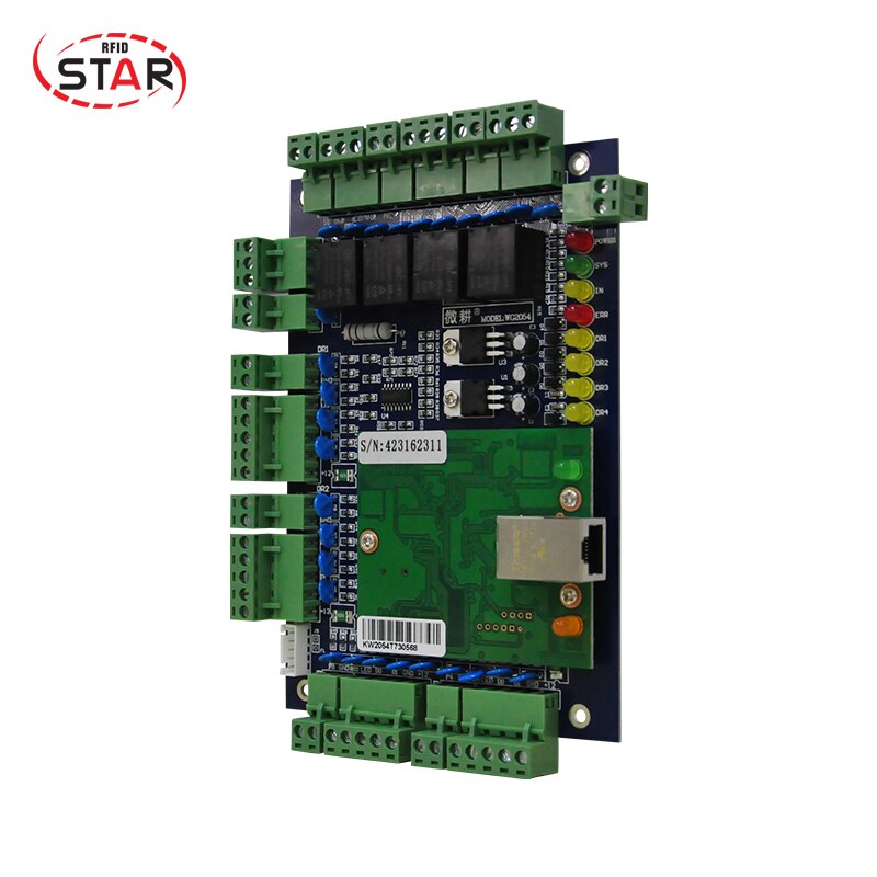 TCP/IP communication 4 entrance gate control /RFID Four door access control systems