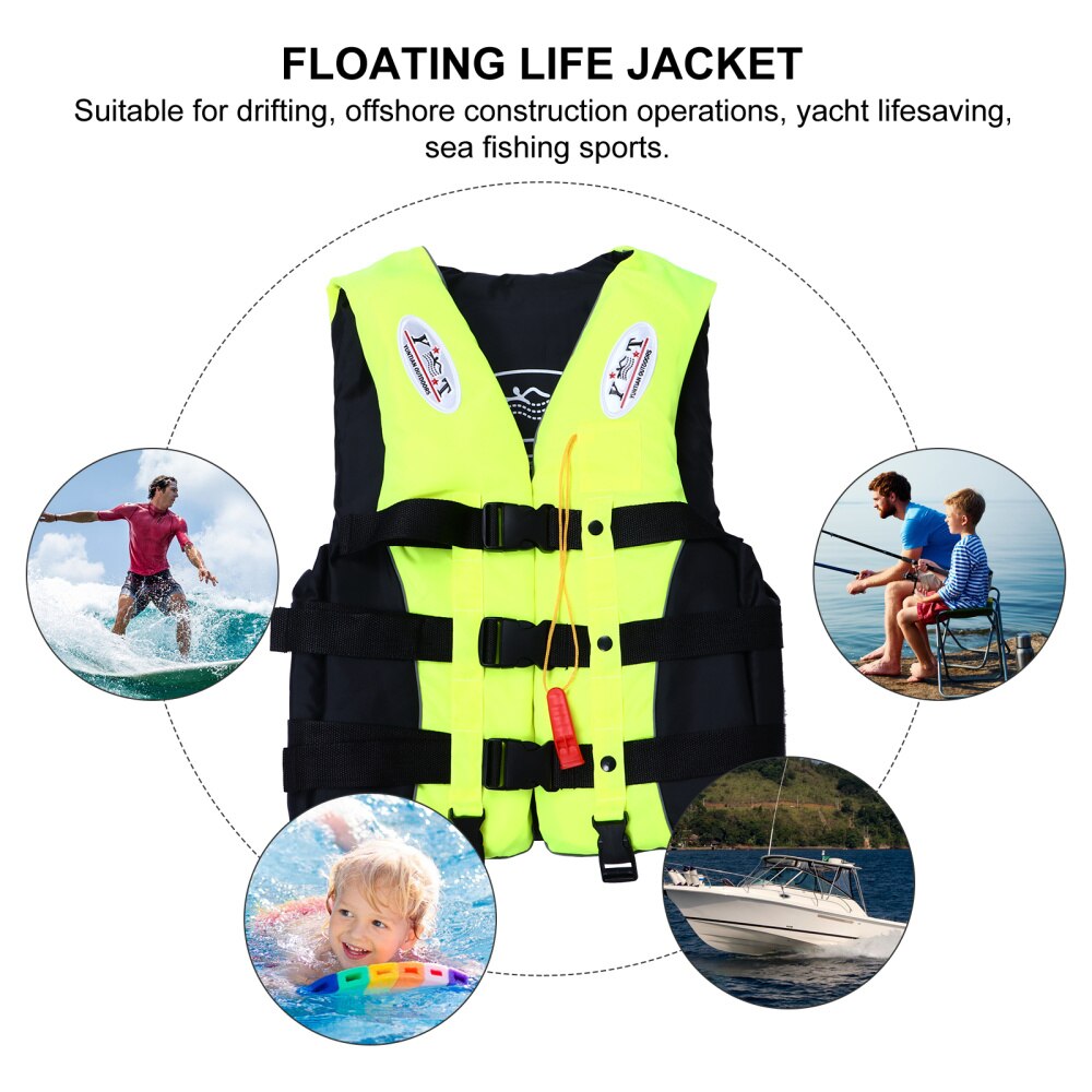 1Pc Breathable Life Vest Floating Life Vest for for Fishing Boating Swimming