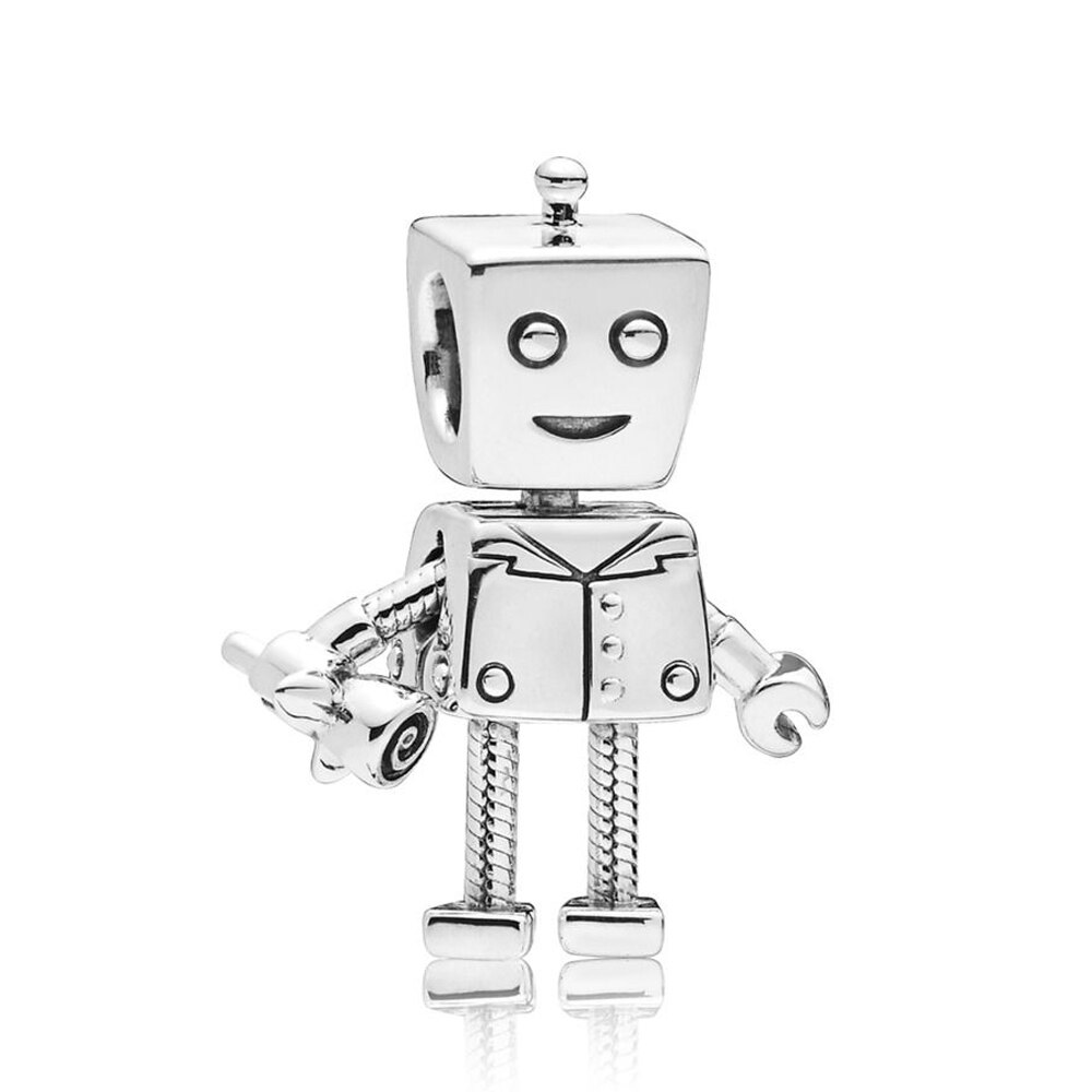 2019 NUOVO 100% 925 di Sterling Silver Valentino Rob Bot CLUB Dadi Scintillante Freccia Fascino Amato Clip di Cuore Del Pendente braccialetto Regalo: 6