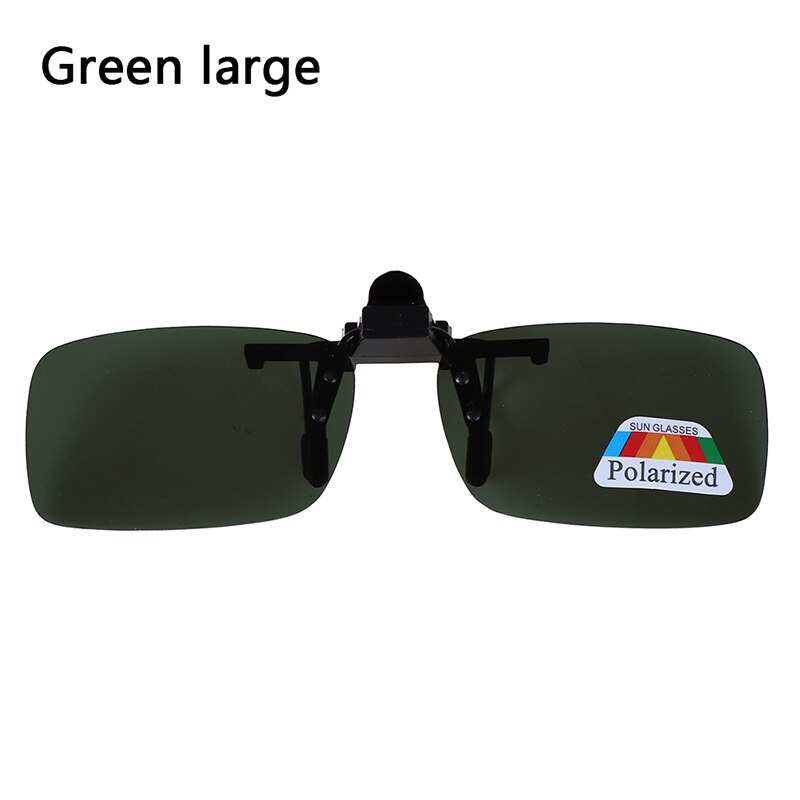 Nowy 1 szt. Clip-on spolaryzowane okulary przeciwsłoneczne Night Vision Flip-up okulary do jazdy w dzień: GNL
