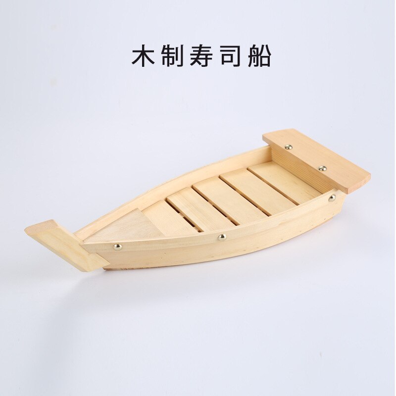 Houten Sushi Boot Dienblad, Grote Sushi Boot Plaat voor Sashimi Board