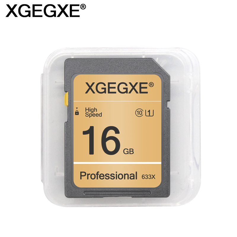 XGEGXE 64GB Camera Memory Card 32GB Class 10 High Speed 4GB 8GB 16GB UHS-1 Professinonal Flash Card For Camera