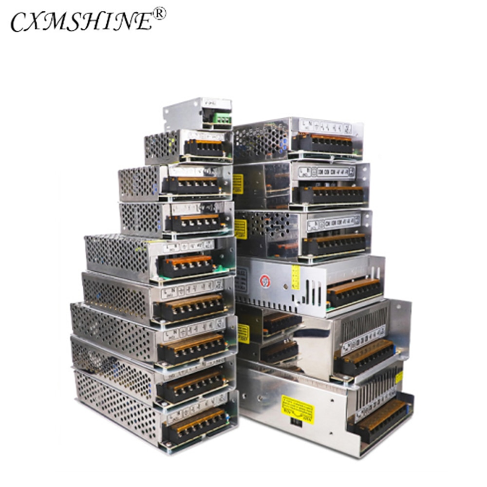 DC12V Driver for LEDs Power Adapter Lighting Transformer 1A 2A 3A 5A 10A 15A 20A Led Strip Switch Power Supply AC110-220V to 12V