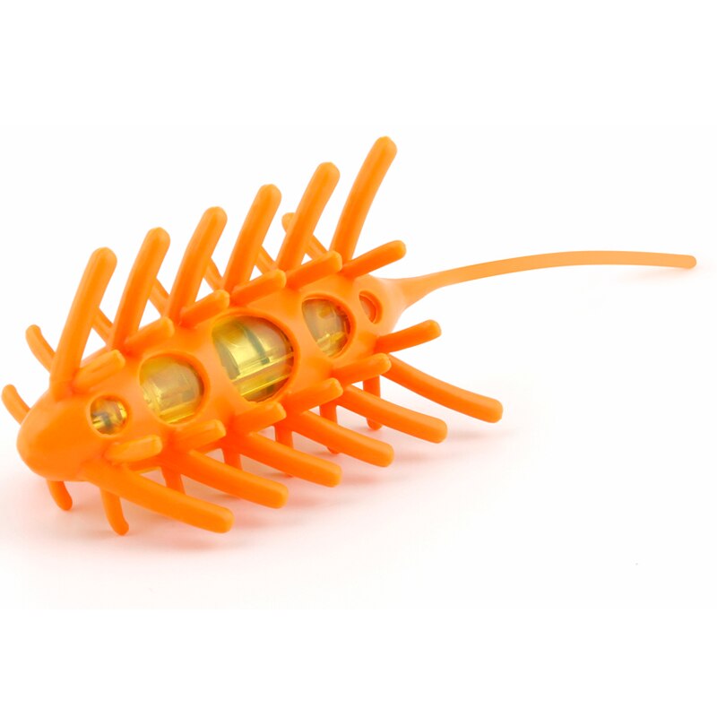 Souris électronique mobile à 360 ° pour chat, jouet interactif et automatique pour l&#39;intérieur, jeu de Rat et de chaton: Orange Mouse toy