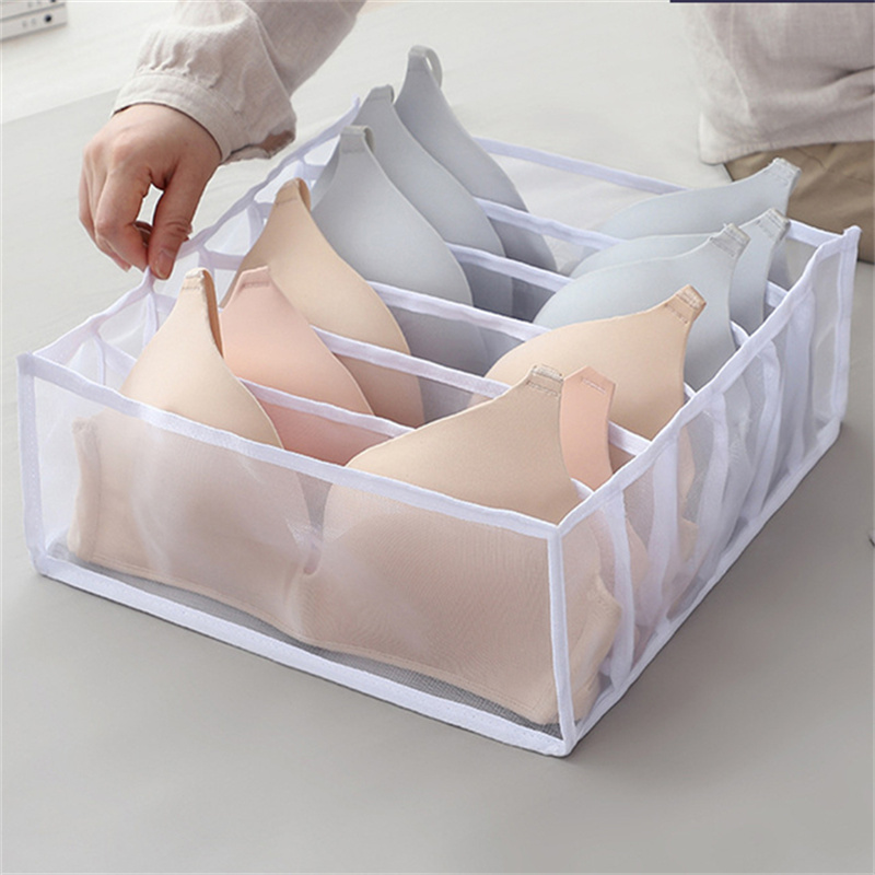 Boîte de rangement pour jeans à 11 grilles, placard, garde-robe, compartiments pour vêtements, tiroirs, sous-vêtements, chaussettes, séparation, organisateur de maison