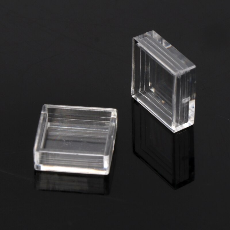 100 stk klar plast trykknap switch takt knap cap keycaps dækker beskytter