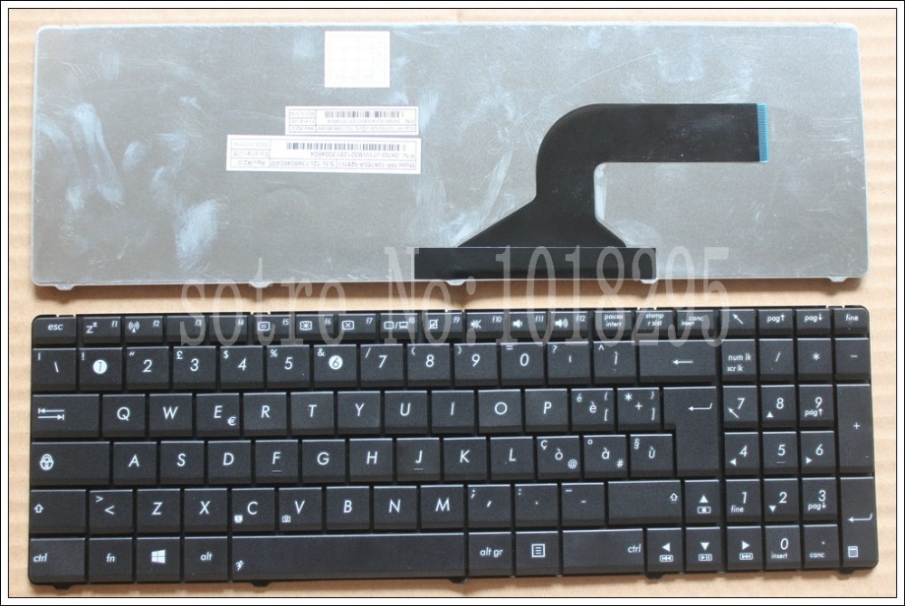 95% Italië Laptop Toetsenbord Voor Asus N53 K54C K54L K54LY X54C X54L X54LY K55D K55N N53T Het Toetsenbord Zwart