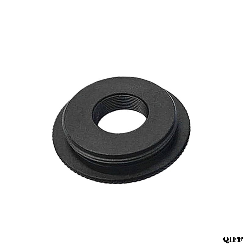 &amp Black Metal M12 to C/CS Mount Board Lens Converter Adapter Ring for AHD SONY CCD TVI CVI Box Camera June 11