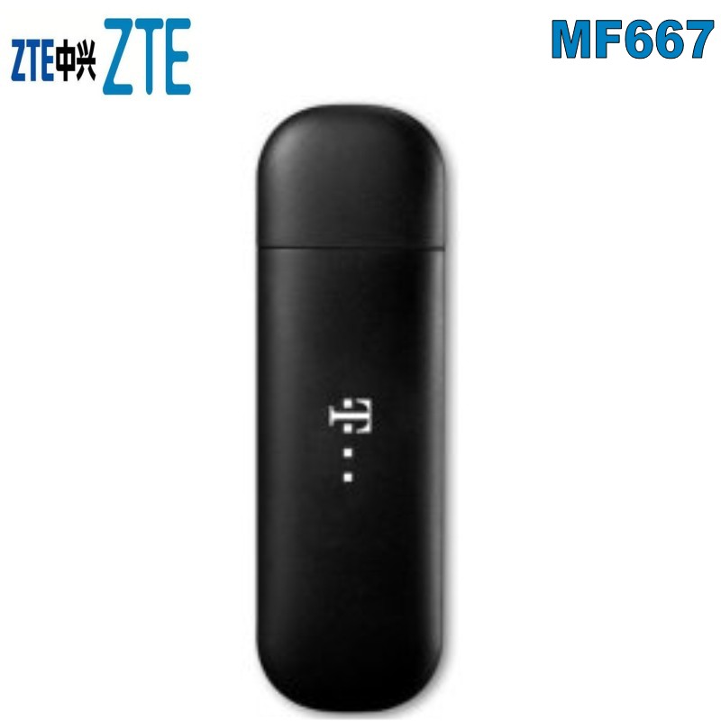 Ontgrendeld ZTE MF667 3G Dongle 21Mbps Draadloze 3G Modem WCDMA 2100/850Mhz USB MODEM Mini hotspot voor laptop PK HuaweiE3131 E369