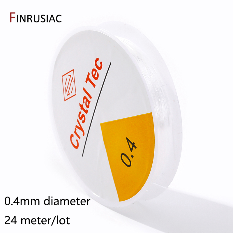 0.4-1.0mm cabo elástico corda de cristal transparente linha elástica para fazer jóias, diy pulseira colar frisado acessórios: YELLOW