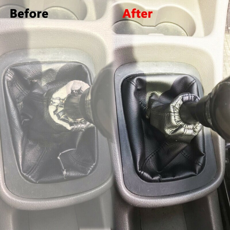 2 sztuk samochodów hamulca ręcznego zmiany biegów getr Gaitor Pu skóra czarny dla Opel Astra G Zafira a Vauxhall 1998-2004