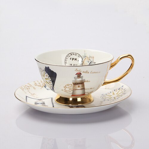 Royal Classic Bone China Porcelain Tea Cup Sets English Teacup and Saucer Xicaras Miniature reusable Cup Saucer E5: set3