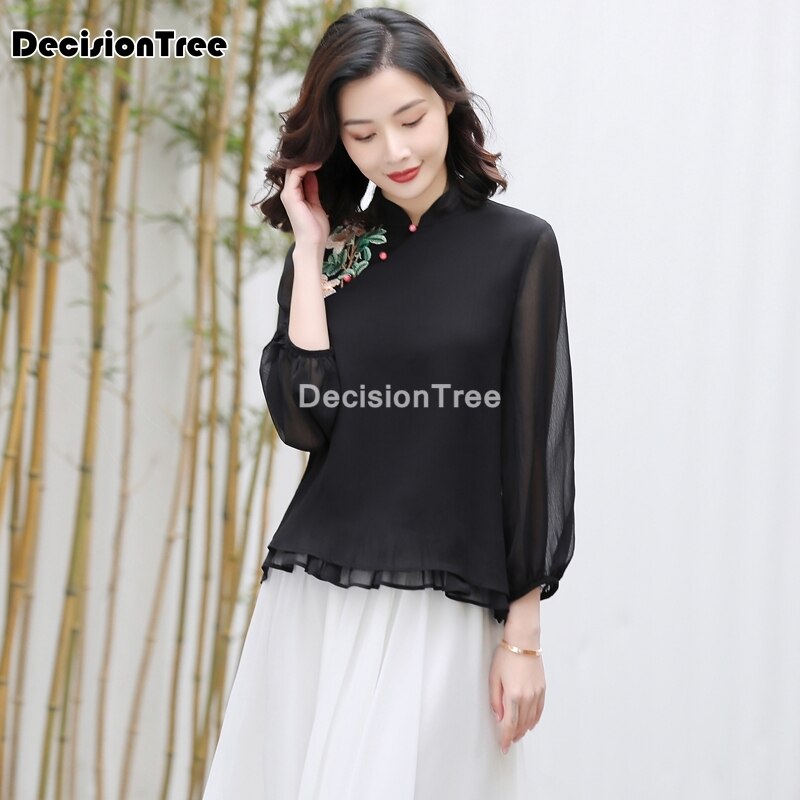 chinesische traditionelle oben qipao hemd frau cheongsam stil hemd chinesische bluse traditionelle chinesische kleidung für frauen