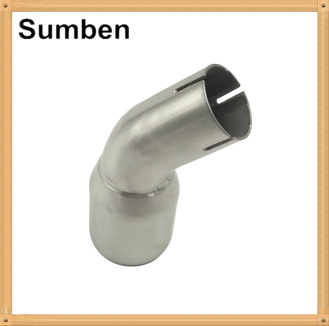 36-51MM Motorcycle Exhaust Pipe Connector Linker End Exhaust Elbow for Benelli 502C BJ500-6A