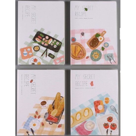 b5 super thick plastic cover notebook 16k student pvc plastic cover notebook Korea fresh and simple notebook stationery: 6