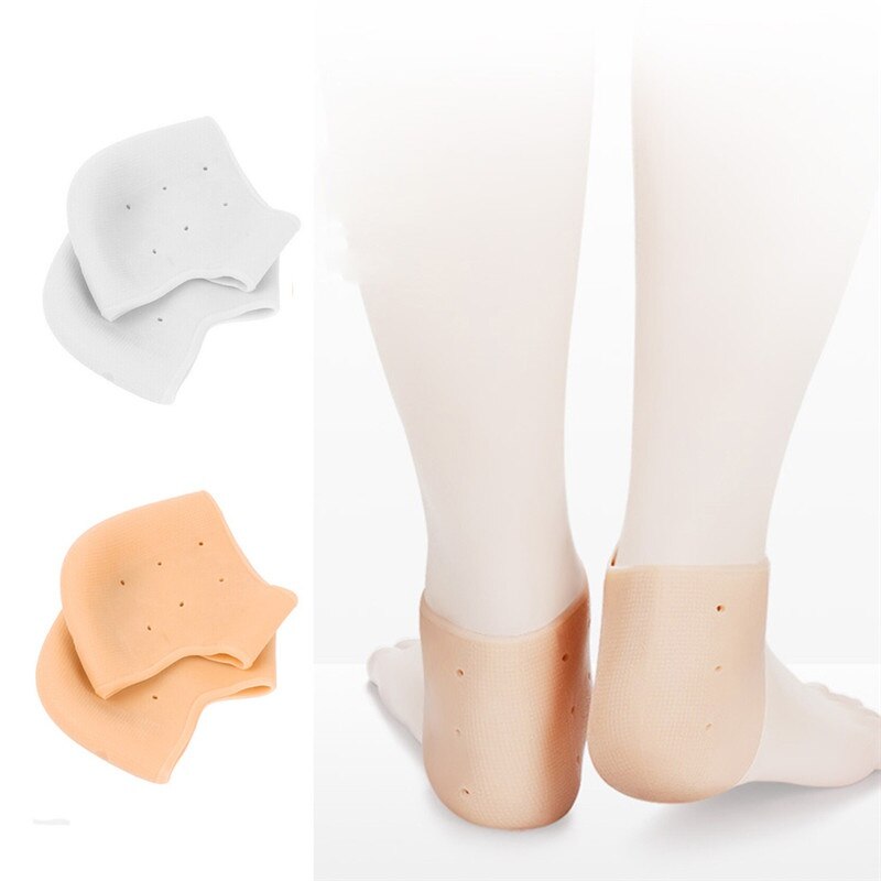 1 Paar Fasciitis Voetverzorging Bescherming Tool Volledige Lengte Siliconen Gel Sokken Gebarsten Plantaris Ademend Yoga Voet Sok