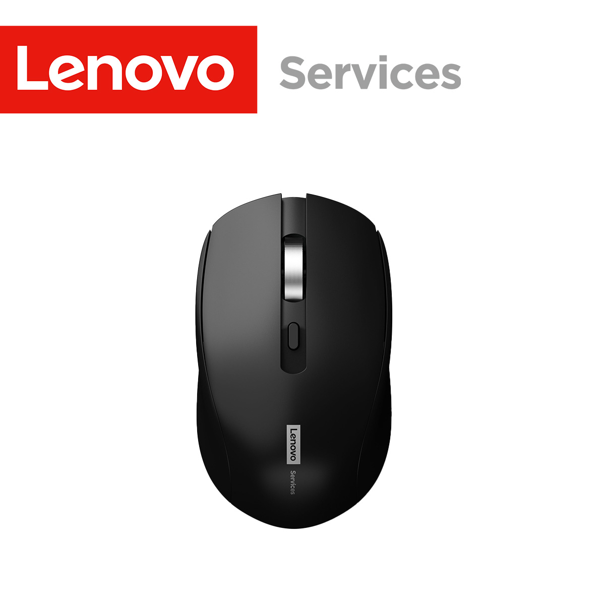 Lenovo kabellos Maus Geschäft Sekretariat Leise Maus Ergonomisches , kompatibel mit mehreren Plattformen, 2,4-g-Verbindung, 1,5-V-Trockenbatterie-Stromversorgung, Produkt inklusive Batterien: Schwarz