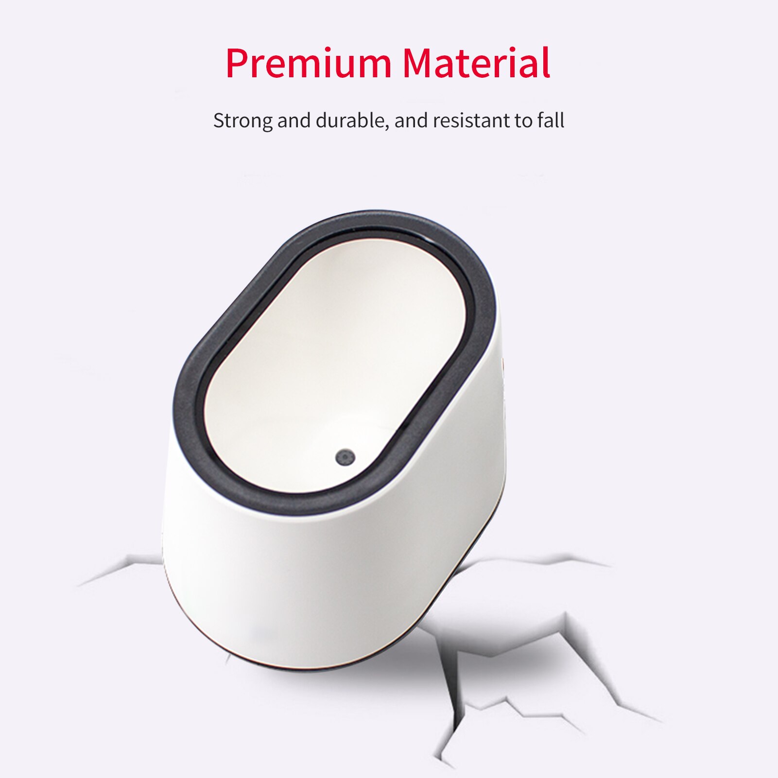 Desktop 1D 2D Qr Barcode Scanner Platform Usb Bedrade Bar Code Reader Grote Scannen Venster Ondersteuning Auto-Sensing Handen gratis