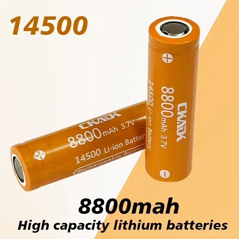 14500 batterij 8800 mAh 3,7 V oplaadbare Li-ion batterijen 14500 AA batterij lithiumcel voor led-zaklamp koplampen zaklamp scheerapparaat
